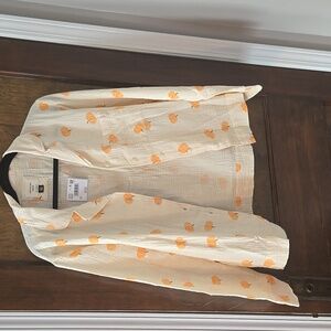 American Eagle Pumpkin Pajama Top